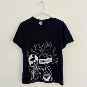 Wiz Khalifa Black & White Portrait Tee Small